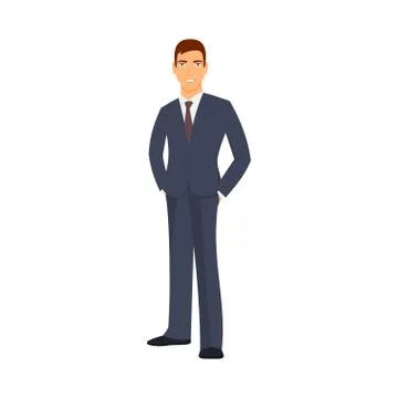Vector illustration of businessman Stock Illustration