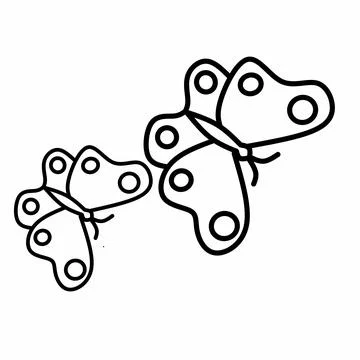 Vector Illustration of Butterfly Design Stock Illustration