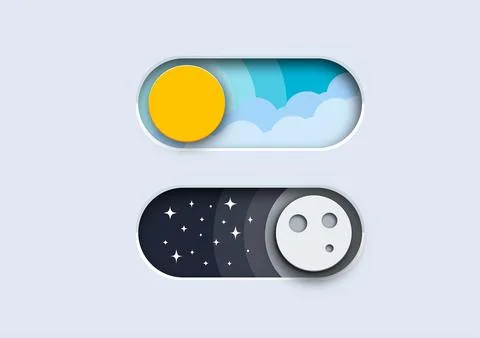 Vector illustration of On/ Of button (toggle switch) イラスト素材