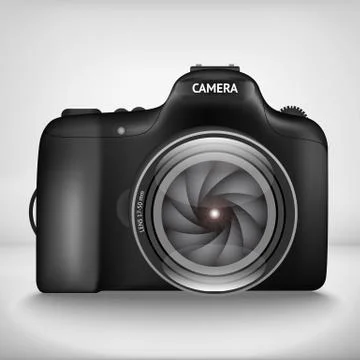 Vector illustration of camera Stock Illustration