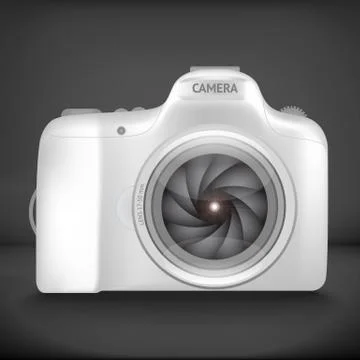 Vector illustration of camera Stock Illustration