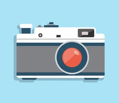Vector illustration of a camera Stock-Illustration