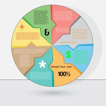 Vector illustration can be used for success business diagram infographic for  Stock Illustration