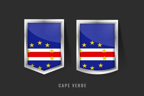 Vector Illustration of CAPE VERDE Label Logo. CAPE VERDE Badge Sign CAPE VE.. Stock Illustration