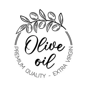This vector illustration captures an elegant olive branch paired with a Stock Illustration