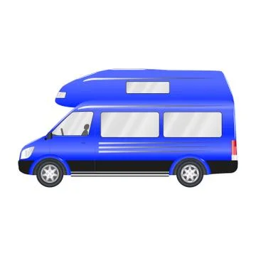 Vector illustration car camper Stock Illustration