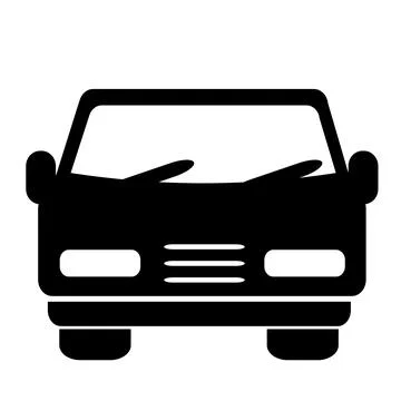 Vector illustration of a car icon. Stock Illustration