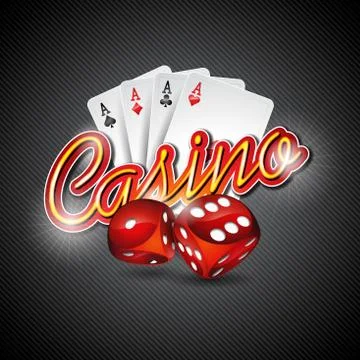 Vector illustration on a casino theme Stock Illustration