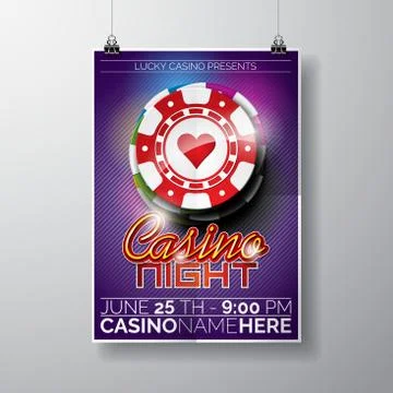 Vector illustration on a casino theme Stock Illustration