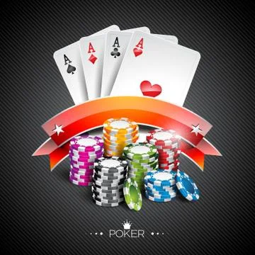 Vector illustration on a casino theme Stock Illustration