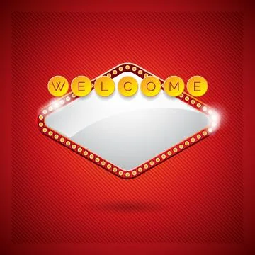 Vector illustration on a casino theme Stock Illustration