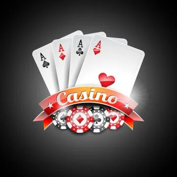 Vector illustration on a casino theme Stock Illustration