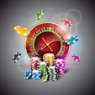 Vector illustration on a casino theme Stock Illustration