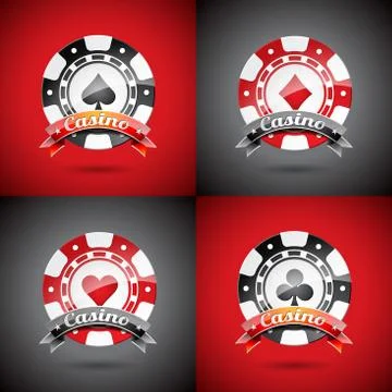 Vector illustration on a casino theme Stock Illustration