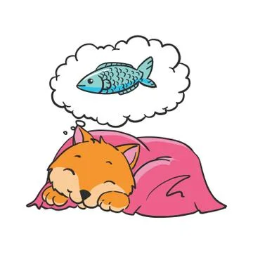 Vector illustration of cat Stock Illustration