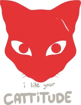 Vector illustration of a cat Stock Illustration