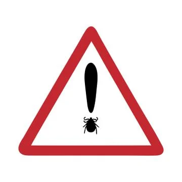 Vector illustration caution tick on white background. Symbol of attention on  Stock Illustration