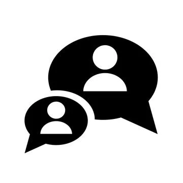 Vector illustration, chat icon. Isolated on a white background.	 Stock Illustration
