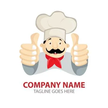 Vector Illustration The cheff logo Stock Illustration
