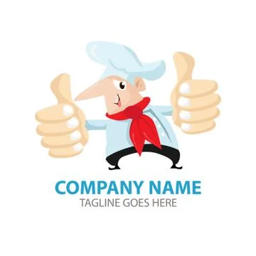 Vector Illustration The cheff logo Stock Illustration
