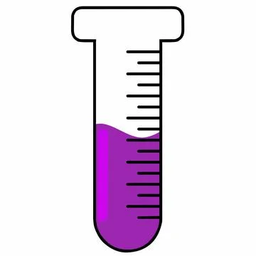 Vector illustration of chemical glass beaker, beaker, lab glass. Stock Illustration