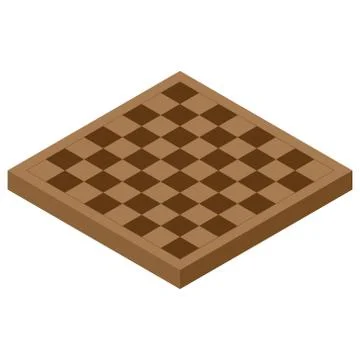 Vector illustration of a chessboard. Chessboard. Stock Illustration