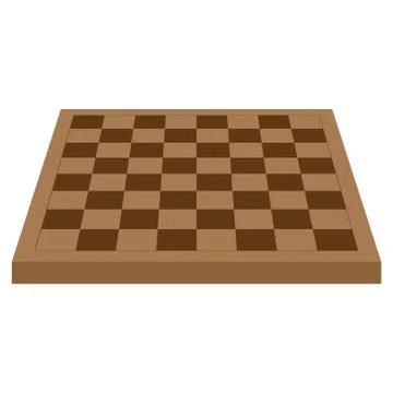 Vector illustration of a chessboard. Chessboard. Stock Illustration