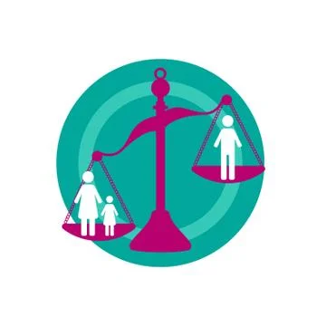 Vector illustration child support Stock Illustration