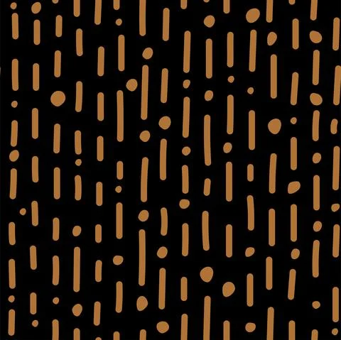 Vector illustration. Children's drawing. Spotted black and beige background. Stock Illustration