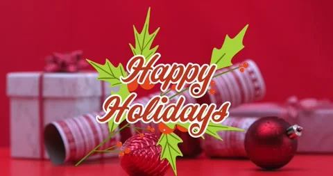 This is a vector illustration of christmas decorations spinning around next to Stock Footage 330771486