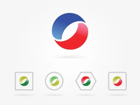 Vector Illustration Circle logo Stock Illustration