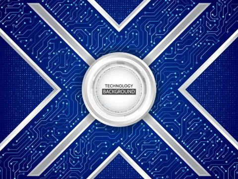 Vector illustration circuit board Stock Illustration