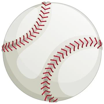 Vector Illustration of a Classic Baseball Stock Illustration