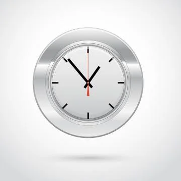Vector illustration of clock icon for Your successful business design Stock Illustration