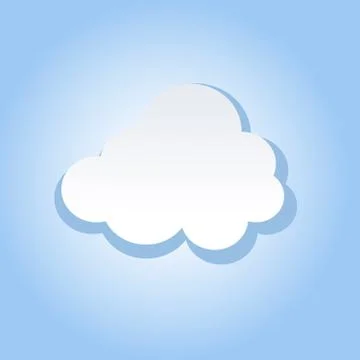 Vector illustration of clouds collection Illustrazione stock
