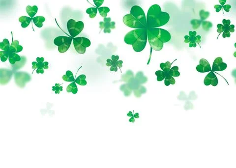 Vector illustration of clover background Stock Illustration