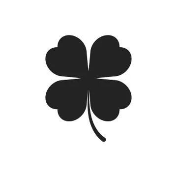 Vector illustration of clover icon. Isolated. eps10. Stock Illustration