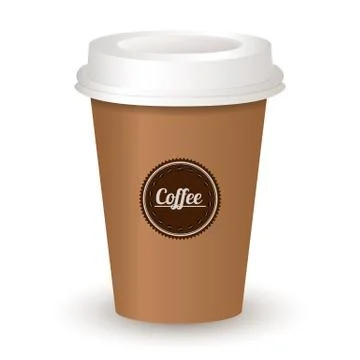 Vector illustration of coffee cup Stock Illustration