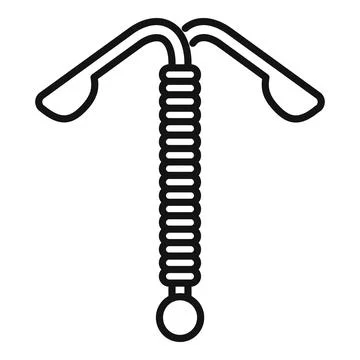 Vector illustration of a coiled spring with hooks Stock Illustration