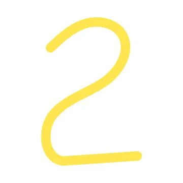 Vector illustration of a collection of numbers, Numbers. Serial numbers. Cartoon Stock Illustration