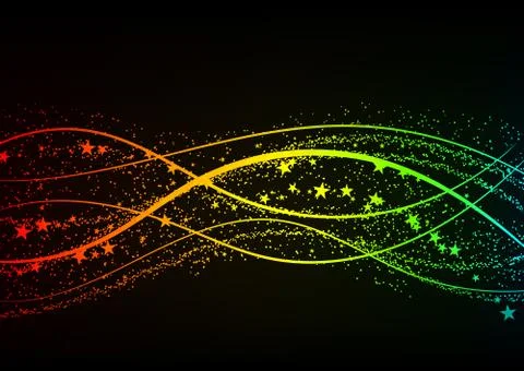 Vector illustration of a colored background Illustrazione stock