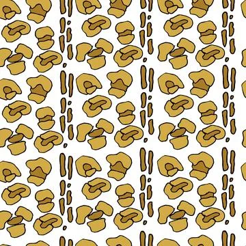 Vector illustration, colored seamless pattern, background, texture from abstr Stock Illustration