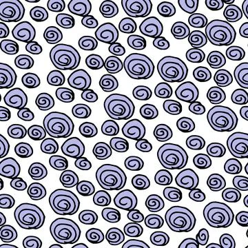 Vector illustration, colored seamless pattern, background, texture from abstr Illustrazione stock