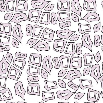 Vector illustration, colored seamless pattern, background, texture of abstrac Stock Illustration
