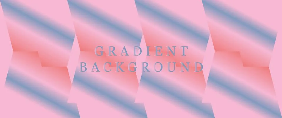 Vector illustration. Colorful gradient banner template. Gradient bright Stock Illustration