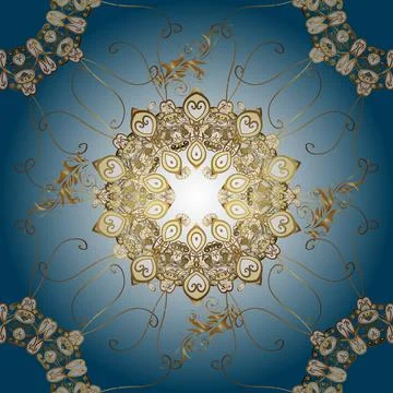 Vector illustration. Colour Spring Theme seamless pattern Background. Seamless p Stock Illustration