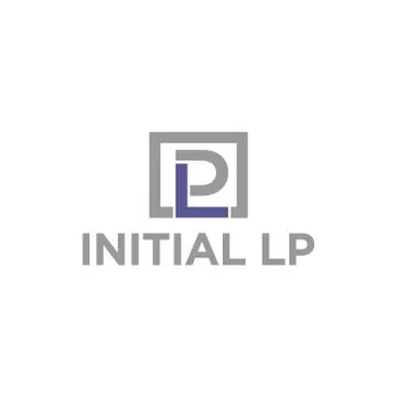 Vector illustration combination initial letter l and p icon logo modern desig Stock Illustration