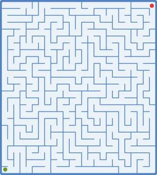 Vector illustration of complex labyrinth Ilustración de archivo