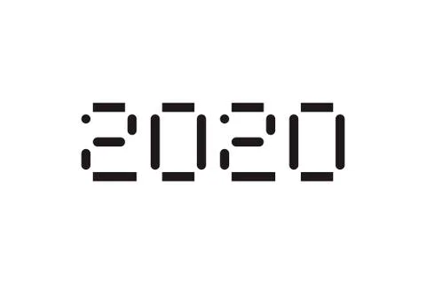 Vector illustration of computer typography for print Stock Illustration