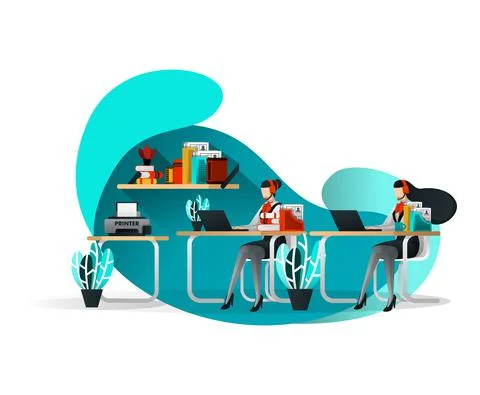 Vector Illustration Concept For Flyer, Template, Poster, Web Element. Support Stock Illustration